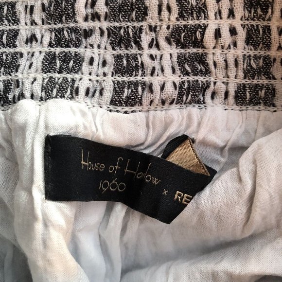 House of Harlow 1960 X REVOLVE Idrissa Pants White Black Stripe - Picture 5 of 6